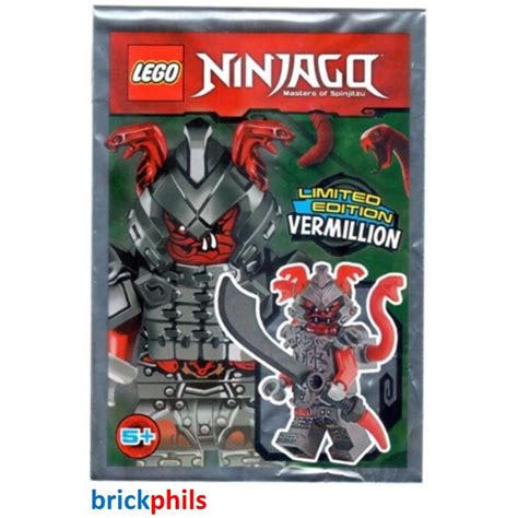 Lego Ninjago 891726 Vermillion Warrior Foil Pack Shopee Philippines