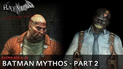 Batman Arkham City Easter Egg Batman Mythos Part Youtube