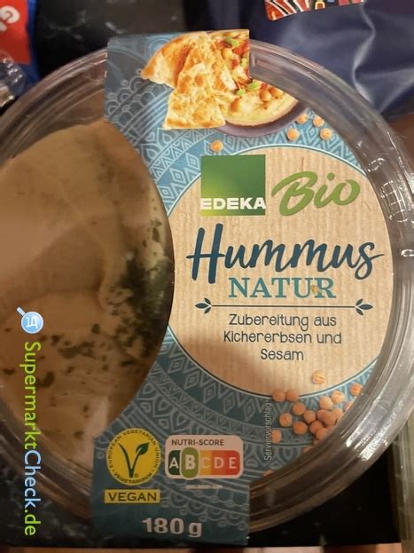 Edeka Bio Hummus Natur G Preis Angebote Kalorien Nutri Score