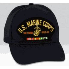 St Marine Division Vietnam War Veteran Cap Black Marine Vietnam