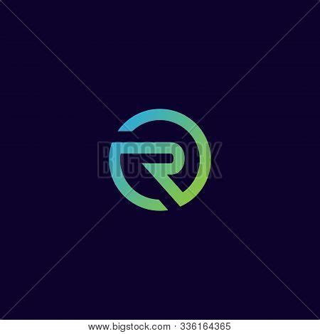 R. R Monogram Logo. R Vector & Photo (Free Trial) | Bigstock