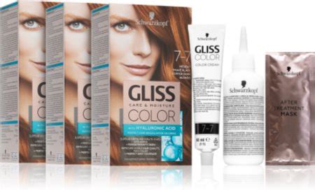 Schwarzkopf Gliss Color боя за коса 7 7 Copper Dark Blonde изгодна