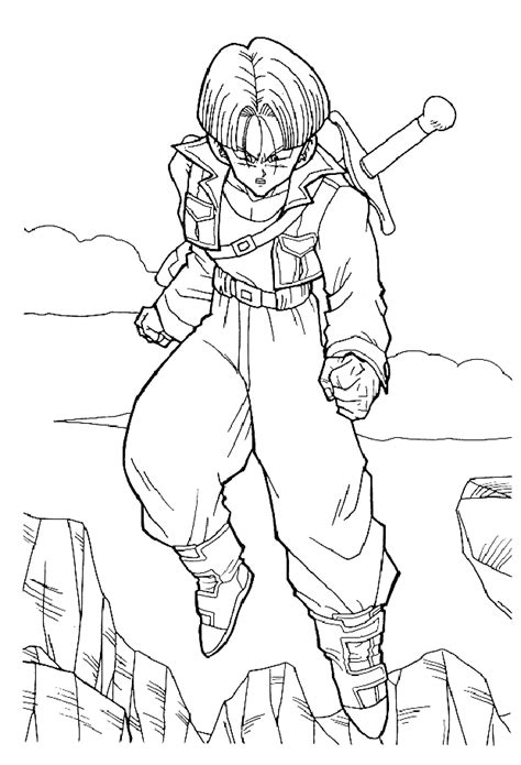 Dibujo De Dragon Ball Z 5 Para Colorear