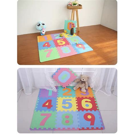 Jual Puzzle Alas Lantai Eva Alphabet Angka Mobil Buah Buahan Pack Isi