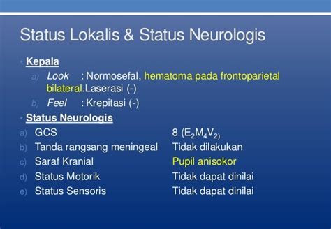 Trauma Kapitis Cedera Kepala Berat