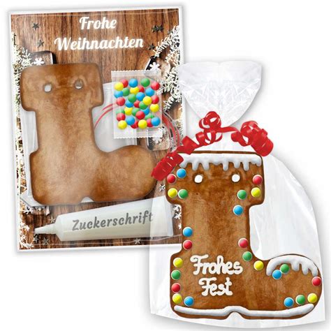 Lebkuchen Bastel Set Mit Stiefel Weihnachten Edition Kaufen