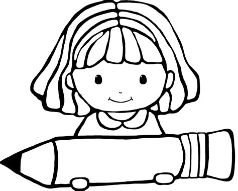 preschool children clip art black and white 10 free Cliparts | Download ...