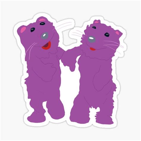 "Pip and Pop" Sticker for Sale by vpittore | Redbubble