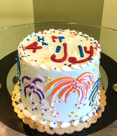 Happy Birthday Fireworks Cake