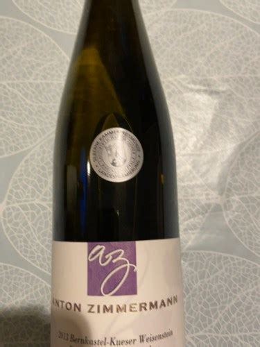 Anton Zimmermann Bernkastel Kueser Weisenstein Riesling Auslese Vivino