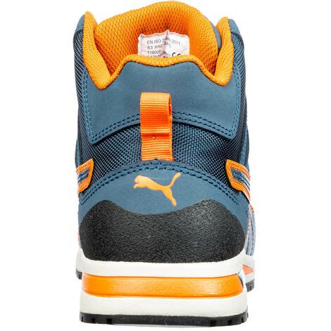 Baskets de sécurité hautes CROSSTWIST MID S3 HRO SRC bleu orange P44