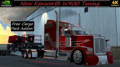 NEW SCS Kenworth W900 Tuning Pack Boom Lift Haul Victoria To Corpus