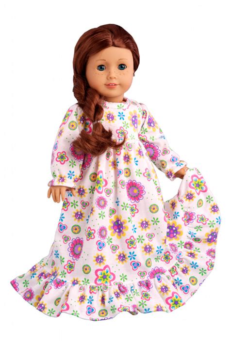 Good Night Pajamas For 18 Inch American Girl Doll Nightgown Dreamworld Collections