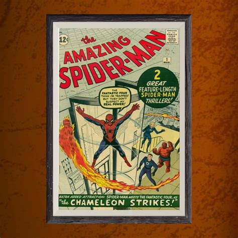 Vintage Spider Man Poster Etsy