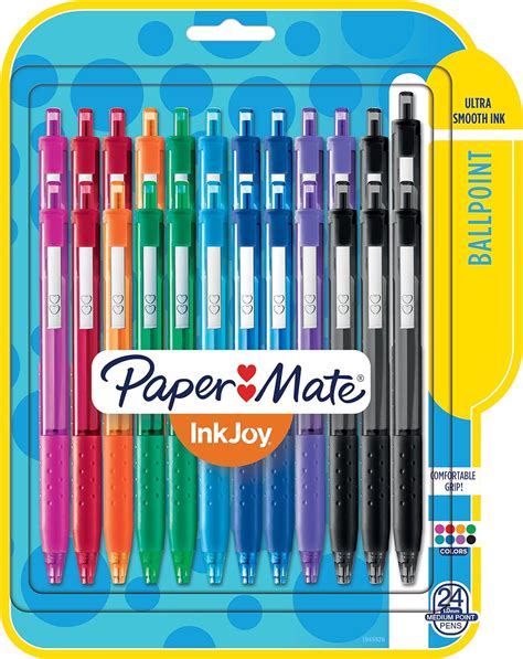 Paper Mate InkJoy 300RT Stylo Bille R Tractable Pointe Moyenne