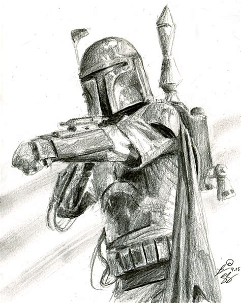 Boba Fett Sketch 2 By Bamboleo On Deviantart