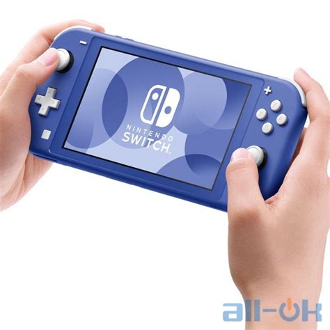 Портативна ігрова приставка Nintendo Switch Lite Blue купити за вигідною ціною ᐉІгрові консолі