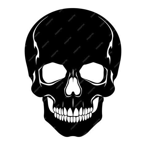 Premium Vector Skull Silhouette Vectors On White Background