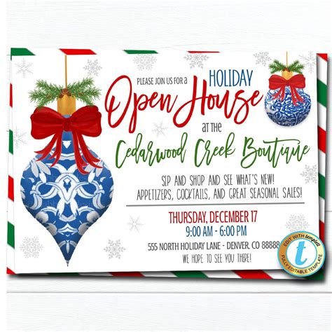 Open House Invitations Templates