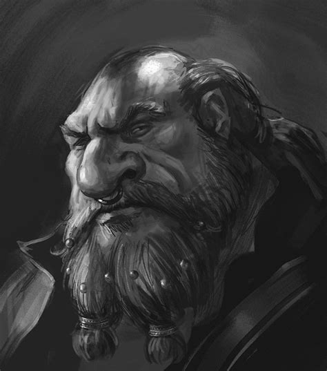 Artstation Daily Sketches Week 30 Tomasz Chistowski Fantasy Dwarf