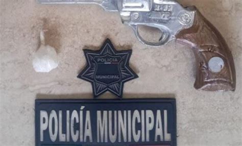 Detiene La Ssp A Uno Con Réplica De Arma De Fuero Y Droga Quadratín