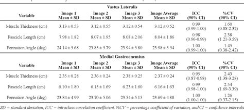 Table 2 From Relationships Between Lower Body Muscle Structure And