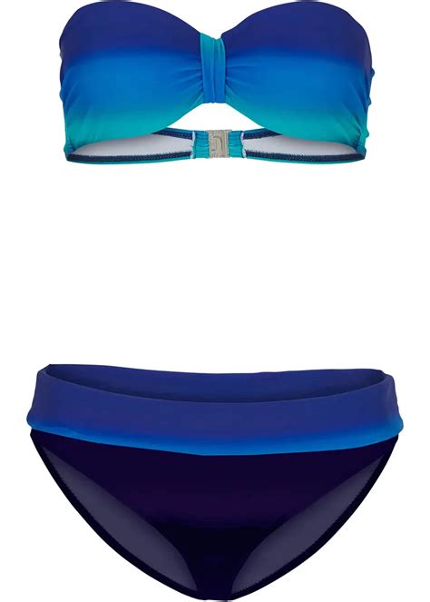 Trendiger Neckholder Bikini im Ombré Look Damen bonprix