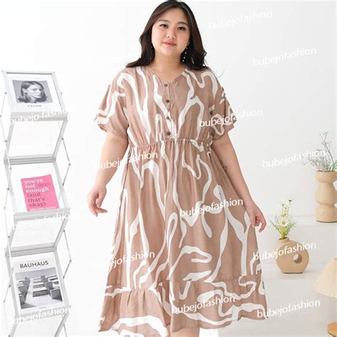 Jual Home Dress Jumbo Lolita Ada Kancing Hidup Lingkar Dada Home