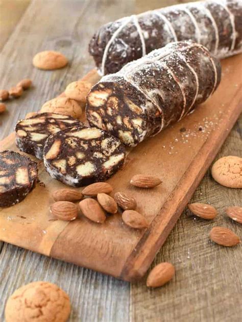 Italian Chocolate Salami Easy And No Bake