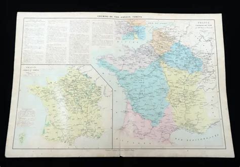 Ancien Chemin De Fer Carte France Fran Ais Rail Train Routes For Ts