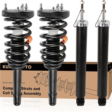 Kuiperauto 4pcs Rear And Front Struts Shocks Absorbers