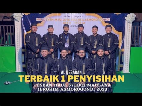 Al Debaran Terbaik Penyisihan Fesban Asmoroqondi Tuban Youtube