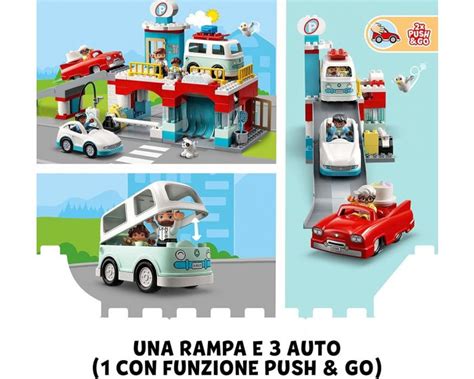 LEGO DUPLO Town Autorimessa E Autolavaggio Con Camper E 2 Auto 10948