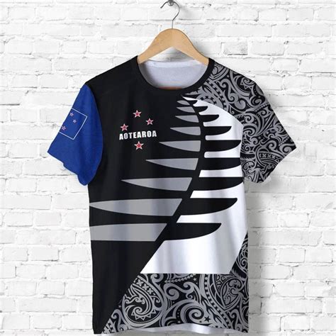 AIO Pride Aotearoa Silver Fern T Shirt Sailing Style AIO Pride