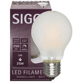 Filament Led Lampe Agl Form Klar E V