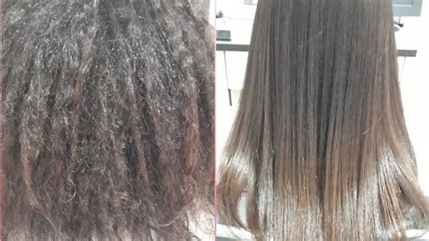 Antes E Depois Da Selagem - Antes e Depois selagem sem formol em cabelo cacheado - YouTube
