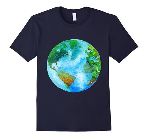 Planet Earth Globe T Shirt For Earth Day Space Stars Galaxy Anz