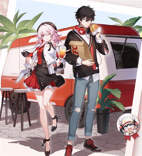 Kfc X Honkai Star Rail New Collaboration Visual Rhonkaistarrail