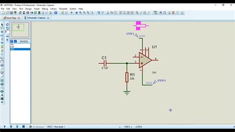 Tutorial Rangkaian High Pass Filter Proteus Youtube