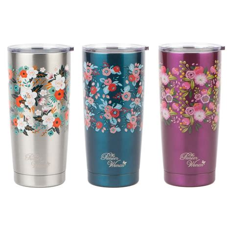 The Pioneer Woman Double Wall Insulated Stainless Steel Tumbler 20oz