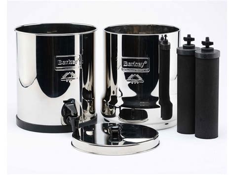 BERKEY TRAVEL PURIFICADOR DE AGUA POR GRAVEDAD DE ACERO INOXIDABLE CON