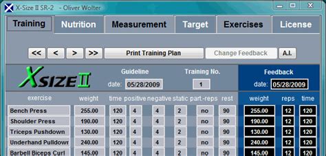X-Size - weight training, bodybuilding software skyrockets your muscle ...