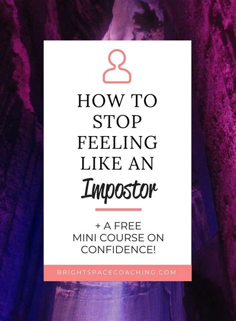 How To Stop Feeling Like An Impostor Jessica Dw Find Your Purpose