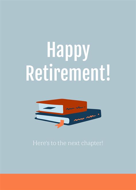 Card Retirement 27 Customizable Template Shutterstock
