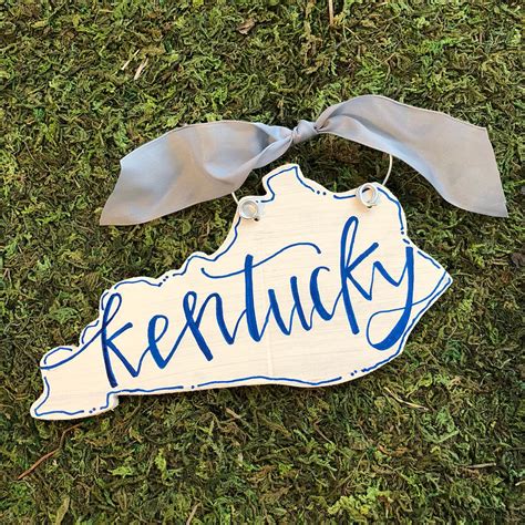 Kentucky / University of Kentucky State Personalized Ornament - Etsy