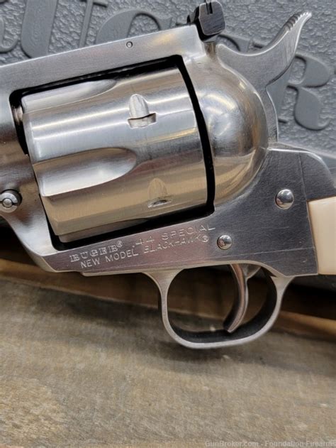 Ruger New Model Blackhawk 44 Special Flattop Stainless Revolver 05234 Revolvers At Gunbroker