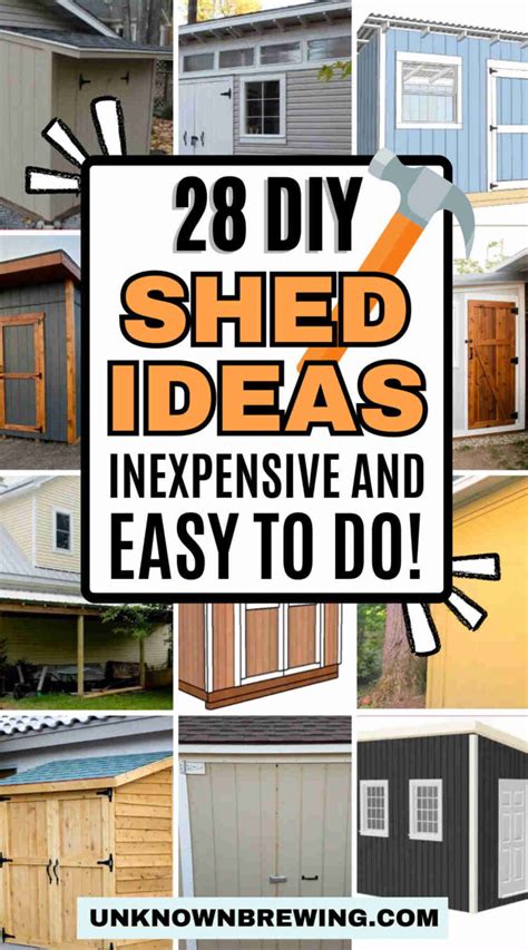 28 Creative Diy Lean To Shed Designs For Your Backyard