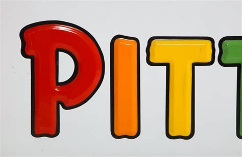 Vintage Pittsburgh Paints Multi Color Advertising Sign For Sale At