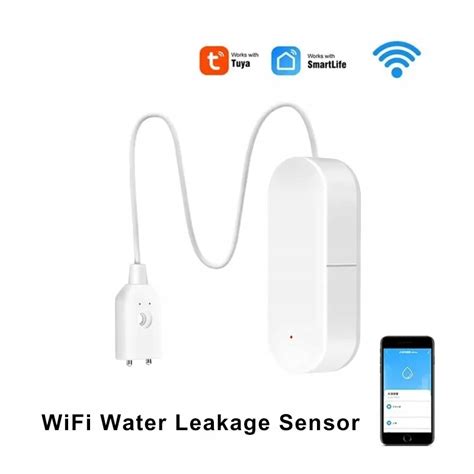 Czujnik Zalania Sensor Wycieku Poziomu Wody Smart Wifi Tuya Smart Life