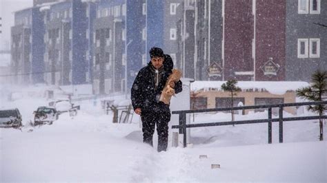 Crónica blanca Efectos del temporal de nieve en Ushuaia